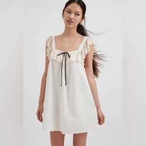Kimchi Blue “Rebecca” cream white babydoll dress - XL